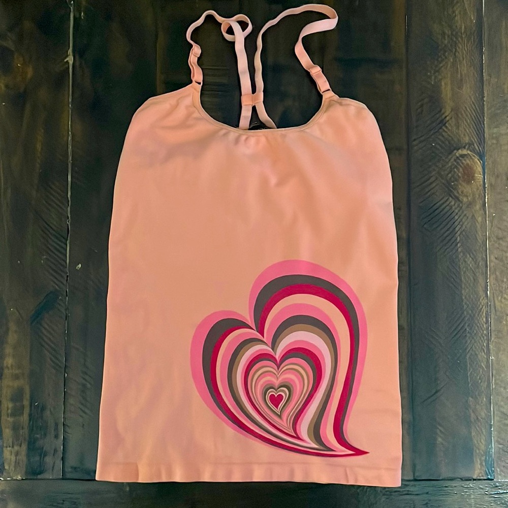 BODY BY VICTORIA tank with ‘bra’ lining size S EUC